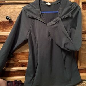 Women's Black Long Sleeve Top